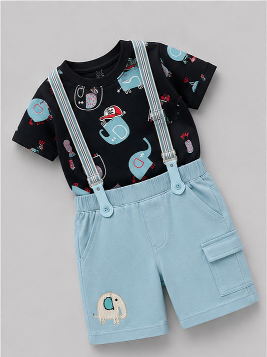 Boys Suspender Style Pair