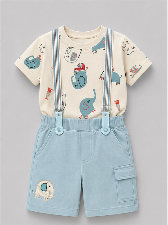 Boys Suspender Style Pair