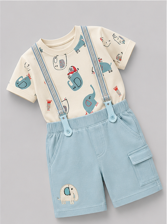 Boys Suspender Style Pair